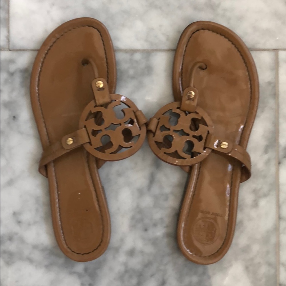Tory Burch Miller Sandal in Tan